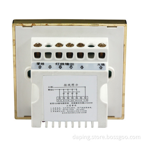 Smart Home Light Switches,Touch Panel, Mobile Phone or Tablet Wireless Control or Remote Control